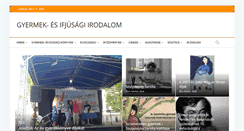 Desktop Screenshot of gyermekirodalom.hu
